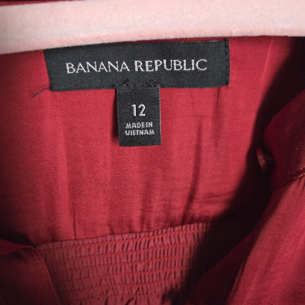 Banana Republic Red Women's Dress - Picture 8 of 8